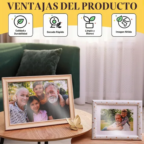Vista 5 de Fainne 400 hojas de papel fotográfico de 4 x 6 pulgadas, doble cara