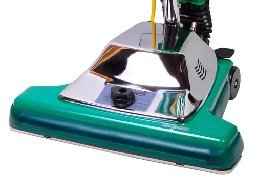 Vista 2 de Bissell BigGreen Commercial BG102 ProShake - Aspiradora vertical con mango de agarre cómodo con imán, 870 W, 16 pulgadas de ancho de vacío