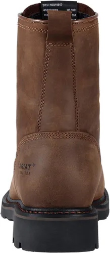 Vista 5 de Ariat Botas de trabajo Cascade de 8 pulgadas de ancho con punta cuadrada para hombre