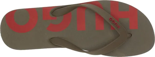 Vista 5 de HUGO Men's Big Logo Print Flip Flops Slide Sandal