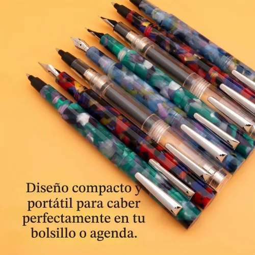 Vista 6 de Monteverde MVP - Pluma estilográfica Diamond Clear - Punta extrafina - Mini bolígrafo de bolsillo compacto y versátil - Punta JoWo fabricada