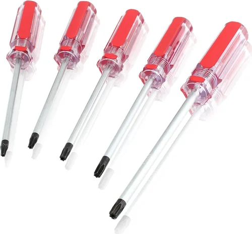 Vista 8 de Bonsicoky Destornillador Torx T6 con Punta Magnética y Empuñadura de Plástico, Destornillador Torx para Reparación de Computadoras
