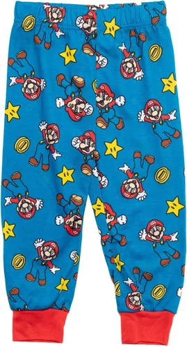 Vista 3 de Super Mario Nintendo Luigi Mario - Conjunto de pijama para niños pequeños