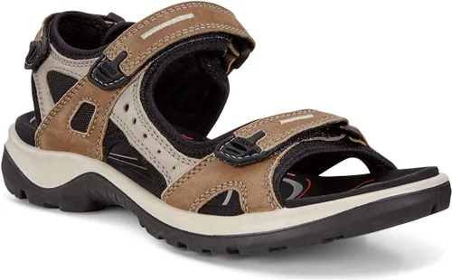 Vista 24 de ECCO Yucatan, sandalia deportiva para mujer Aire/Nubuck azul polvoriento