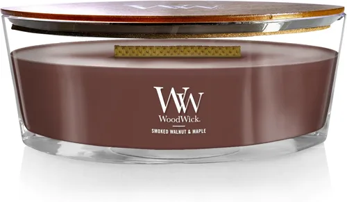 Vista 20 de WoodWick Regalos de Velas Navideñas de Canela Chai para Mujeres y Hombres, Vela de Reloj de Arena Mediana de 9.7 oz con Mecha Crepitante