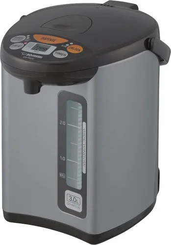 Vista 2 de Zojirushi CD-WCC30 Micom - Caldera de agua y calentador, olla arrocera y calentador NS-RPC10HM, 5.5 tazas (sin cocinar), gris metálico