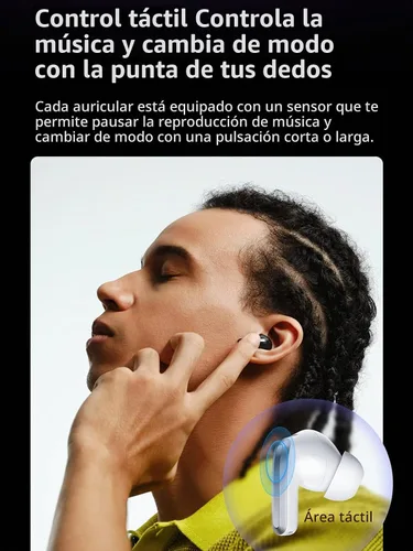 Vista 4 de XIAOMI Redmi Buds 4 Pro TWS - Auriculares inalámbricos Bluetooth 5.3 con cancelación activa de ruido, 3 micrófonos, 36 horas de vida, reducción