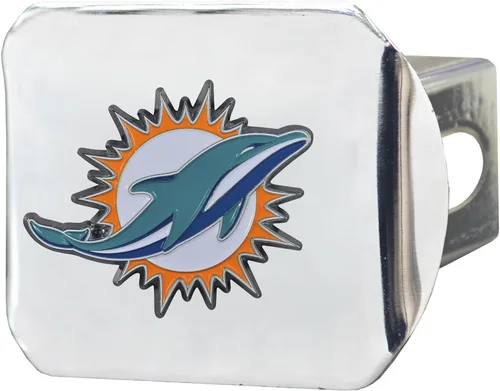 Vista 12 de FANMATS NFL Unisex-Adult Chrome & Color Logo Negro
