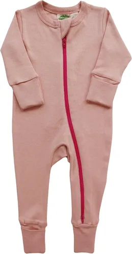 Vista 5 de PARADE Organic Essential Basic - Mameluco con cremallera de 2 vías, manga larga