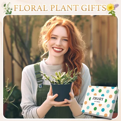 Vista 6 de Zmart Plant Gifts - Funny Sunflower Plant Socks, Gardening Gifts for Women
