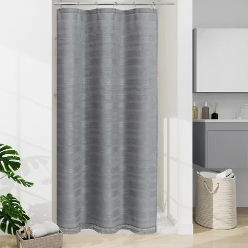 Vista 20 de Cortina de Ducha Pequeña para Cabina Estilo Boho Granja con Borla, Conjunto de Cortina de Ducha de Baño de Lino Bohemio Francés Rústico Elegante