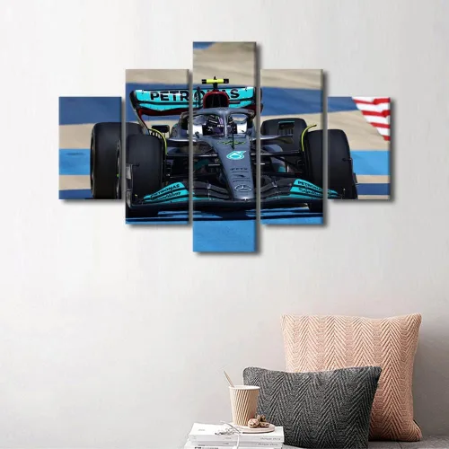 Vista 22 de TUMOVO Lienzo decorativo de pared para sala de estar, carreras, decoración moderna del hogar, carreras de automóviles, carteles impresos en alta