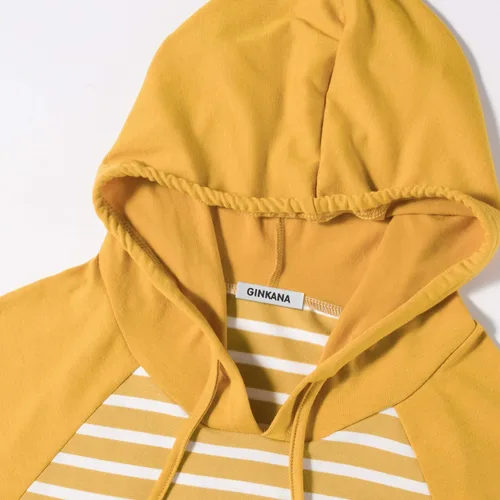 Vista 142 de GINKANA Sudadera con capucha para mujer, manga larga, lactancia materna, ropa casual