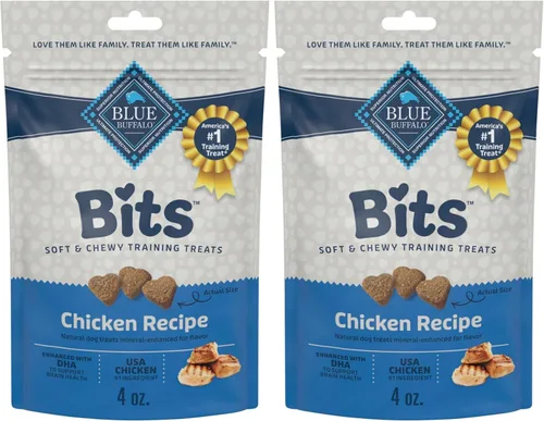 Vista 28 de Blue Buffalo Bits - Golosinas de entrenamiento de pollo, 1 oz, 12
