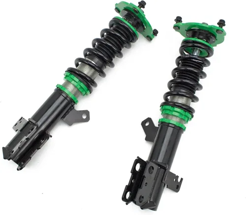 Vista 2 de Rev9 R9-HS2-047 Hyper-Street II Kit de descenso de suspensión de coilover, amortiguador monotubo con ajuste de rebote de 32 clics, longitud completa