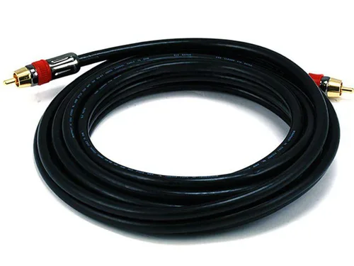 Vista 3 de Monoprice 102681 Cable de audio coaxial digital con clasificación RG6 RCA CL2 de 3 pies, color negro