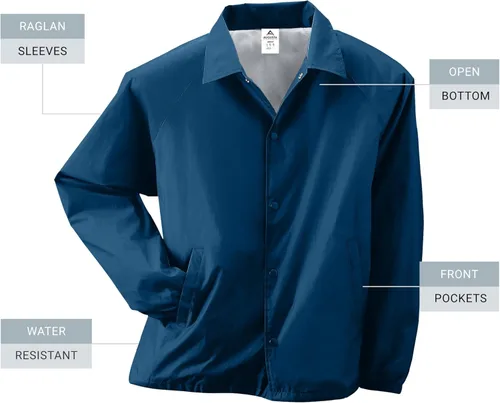 Vista 9 de Augusta Sportswear Chaqueta de entrenador de nailon para hombre/forrada