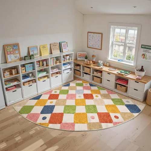 Vista 41 de jinchan Alfombra a rayas de 2 x 3 para entrada, alfombra de cocina, tapete pequeño, antideslizante, ligero, de bajo perfil, decoración para entrada