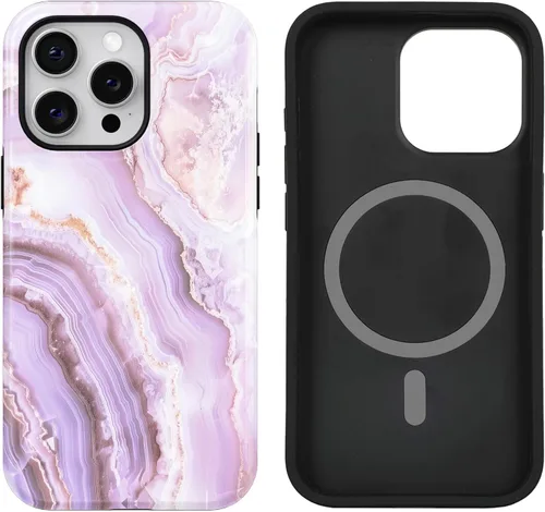 Vista 8 de uCOLOR Funda compatible con iPhone 15, 14 y 13 [probada en caídas de 8 pies] compatible con MagSafe – Fundas protectoras de lujo de la serie Mag