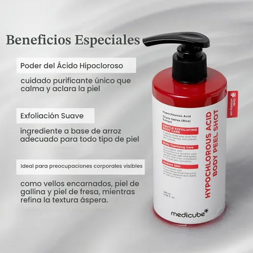 Vista 5 de medicube Tiro de cáscara corporal con ácido hipocloroso
