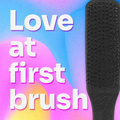 Vista 4 de Wet Brush Cepillo desenredante para cabello para hombres, negro, estimula el cuero cabelludo y la barba para un cabello más lleno y fuerte, cerdas