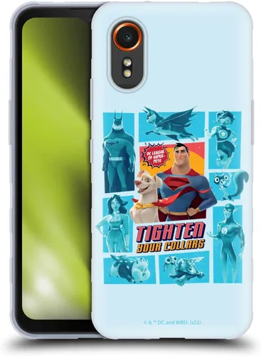 Vista 11 de Head Case Designs Officially Licensed DC League of Super Pets Ace Graphics Soft Gel Case Compatible with Samsung Galaxy Xcover7 5G