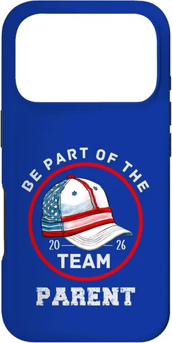 Vista 30 de Be Part of The Team Baseball Design Parent Version 2026 Case for iPhone 17