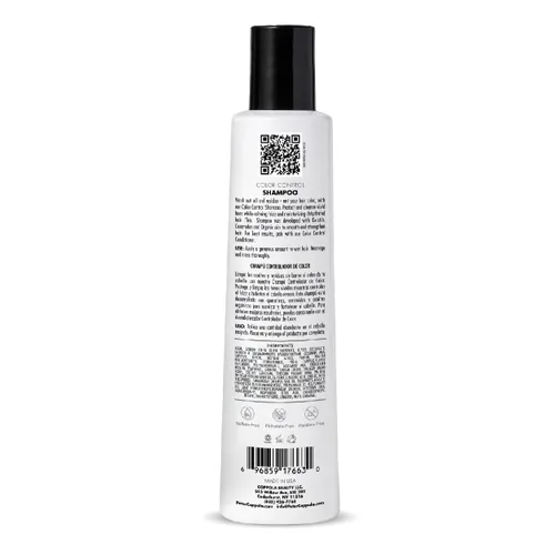 Vista 5 de Peter Coppola Keratin Concept Color Control Champú sin sulfato – 12 oz – Limpieza suave, complejo de queratina, champú seguro para el color para uso