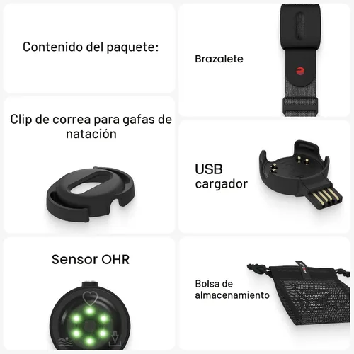 Vista 3 de Polar Verity Sense - Optical Heart Rate Monitor Armband - ANT+, Dual Bluetooth