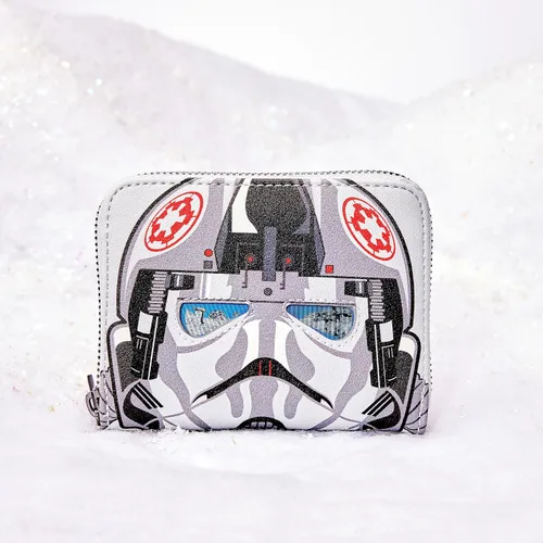 Vista 5 de Loungefly Star Wars billetera lenticular de at at at exclusiva, convención de verano