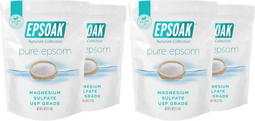 Vista 18 de Sales de Epsom para baño, spa, ducha y pies de Epsoak, Blanco