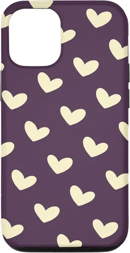 Vista 26 de Yellow Heart Pattern Minimalist Love Case for iPhone 16