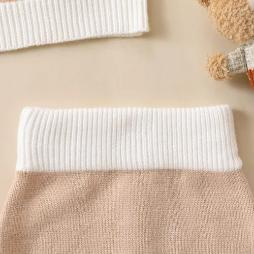 Vista 6 de Ropa para bebé niña, pantalones cortos de punto, traje de verano, camisetas sin mangas, pantalones cortos elásticos, traje de niña recién nacida