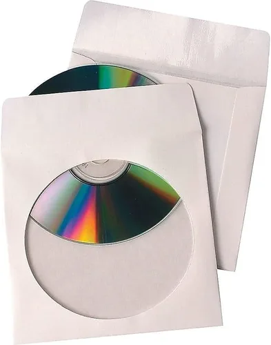 Vista 6 de Quality Park Tech-No-Tear 77203 - Funda para CD / DVD (100 unidades), color blanco