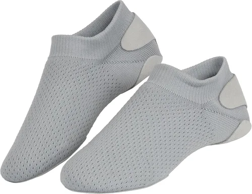 Vista 6 de Linodes Unisex 019 Nylon Superior Cuero Suela Slip-Jazz Zapato para Mujeres y Hombres Zapatos de Baile