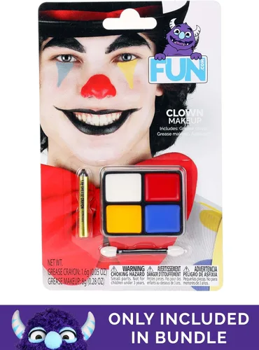 Vista 2 de Fun Costumes Frightful Clown Costume for Women