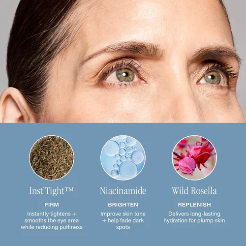 Vista 7 de SKINN Lab Insider - Set de regalo para el cuidado de la piel para 30 días, crema de ojos con cafeína de día y noche, suero para debajo de los ojos