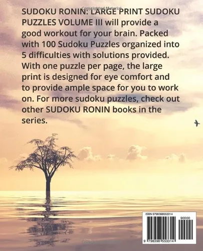 Vista 2 de SUDOKU RONIN LARGE PRINT PUZZLES (VOLUME III)