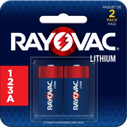Vista 8 de Rayovac Baterías de 123 A (paquete de 2), baterías de litio 123A, ideales para cámaras