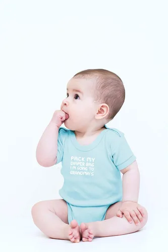 Vista 18 de CBTwear Pack My Diaper Bag, I'm Going To Grandma's House Baby Bodysuit - Linda ropa unisex para recién nacido