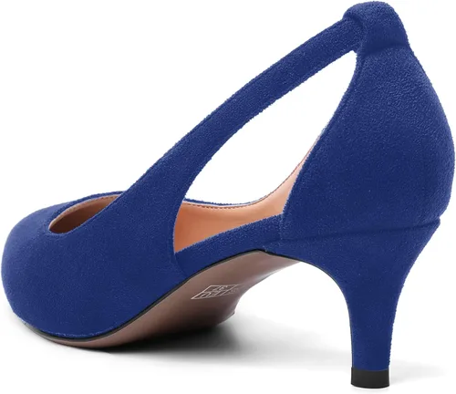 Vista 7 de Zapatos de tacón bajo para mujer, sin cordones, con puntera puntiaguda, de 2.0 in