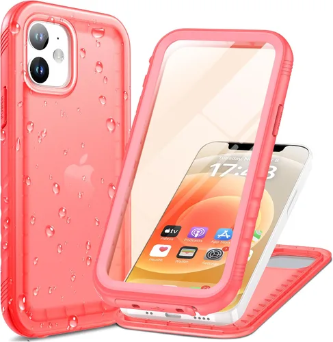 Vista 35 de Cozycase TOP - Funda impermeable militar IP68 para iPhone XR, resistente 360 a prueba de golpes, cuerpo completo, con protector de cámara