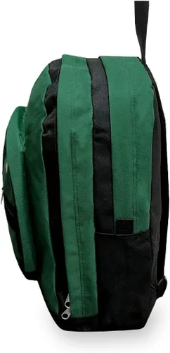 Vista 3 de Everest Mochila con doble compartimento principal, Verde oscuro, Mochila con doble compartimento principal