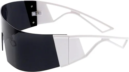 Vista 3 de zeroUV - Gafas de sol futuristas de una pieza retro de los años 80 D305