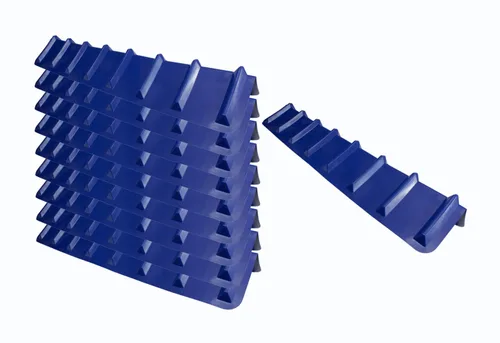 Vista 14 de Mytee Products Protector de esquina azul en forma de V/protector de borde en V - 8 "x 8" x 48" pulgadas