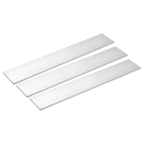 Vista 50 de uxcell Barra plana cuadrada de aluminio, 1-1/2" de espesor 1-1/2" de ancho 12" de longitud Barra cuadrada de aluminio 6061, placa plana de aluminio