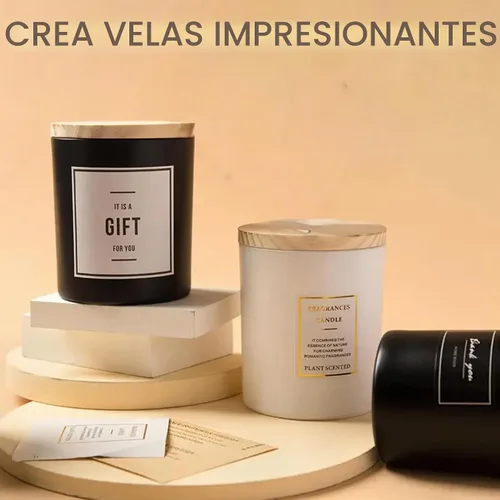 Vista 6 de Tarros de vela TRUE de 7 onzas – Tarros de velas vacíos para hacer velas – Tarro de vela a granel – Tapas de tarros de vidrio – Vasos de vela