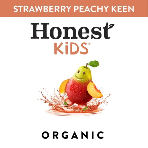 Vista 5 de Honest Kids Strawberry Peachy Keen, 6 onzas líquidas (paquete de 8)