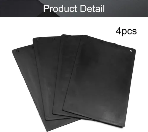 Vista 4 de Utoolmart 4 unids Rectángulo de goma de repuesto Sander Back Mat para Makita 9043 máquina lijadora