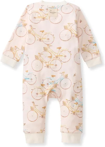 Vista 2 de Burt's Bees Baby - Pijama de una pieza para bebé, mameluco para dormir y jugar, algodón 100% orgánico, cremallera frontal